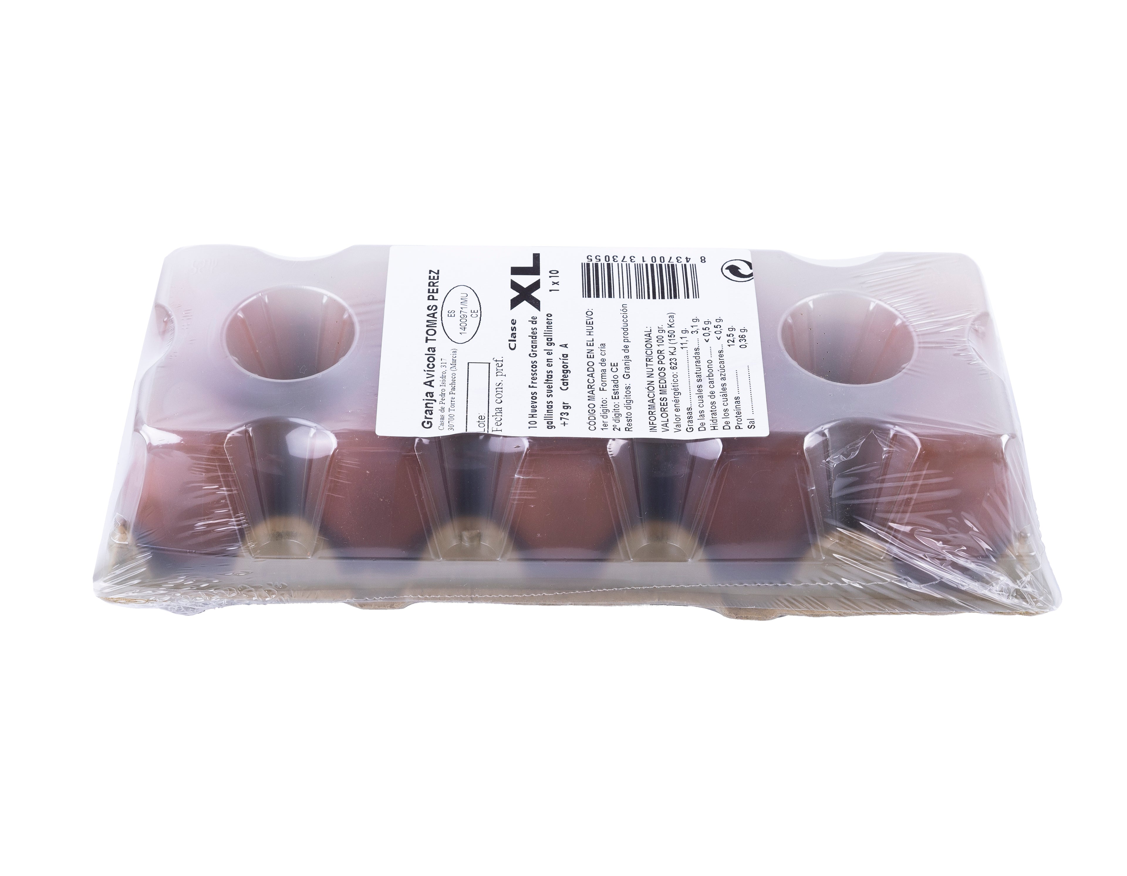 10 Huevos XL retráctil