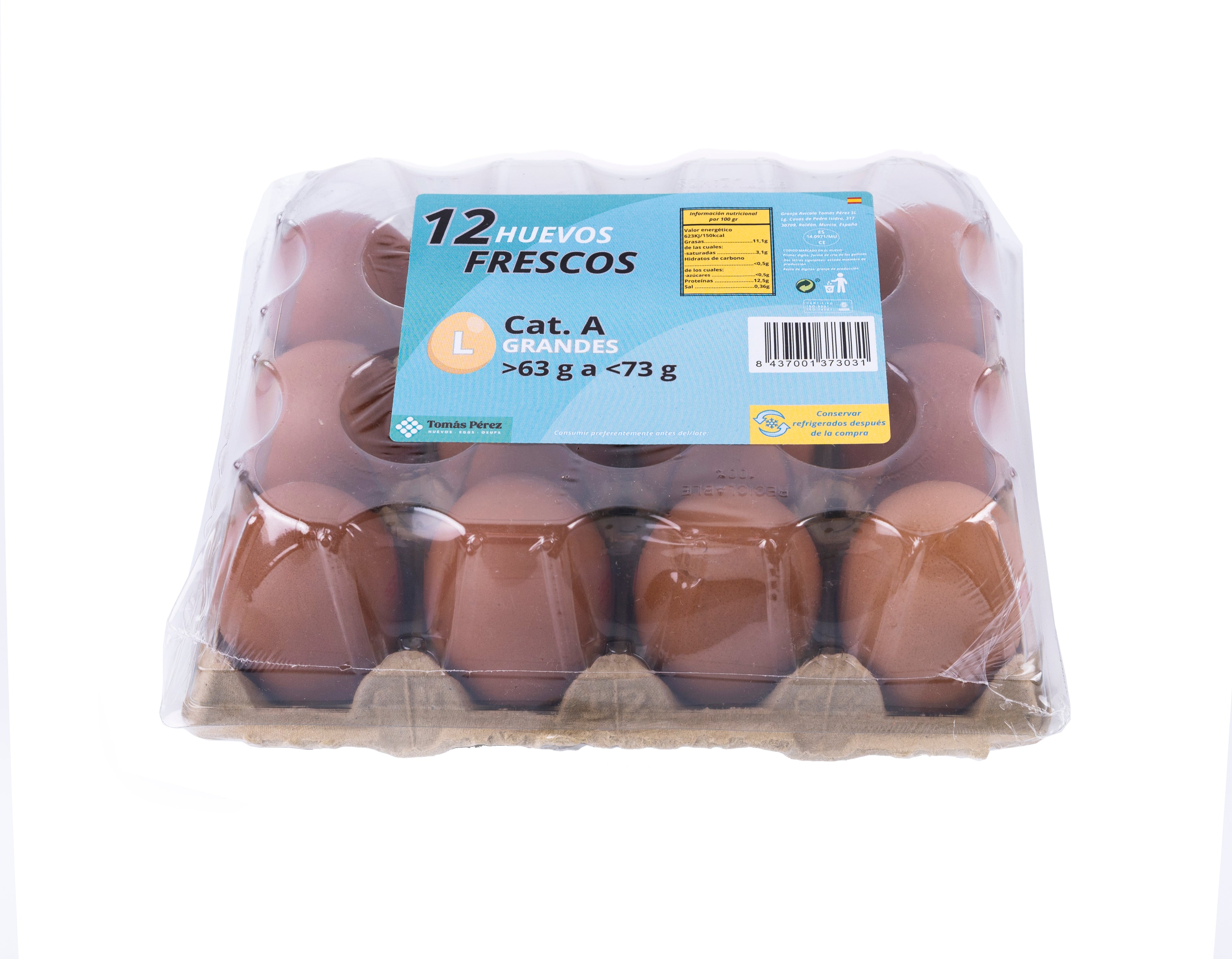 12 Huevos L retráctil