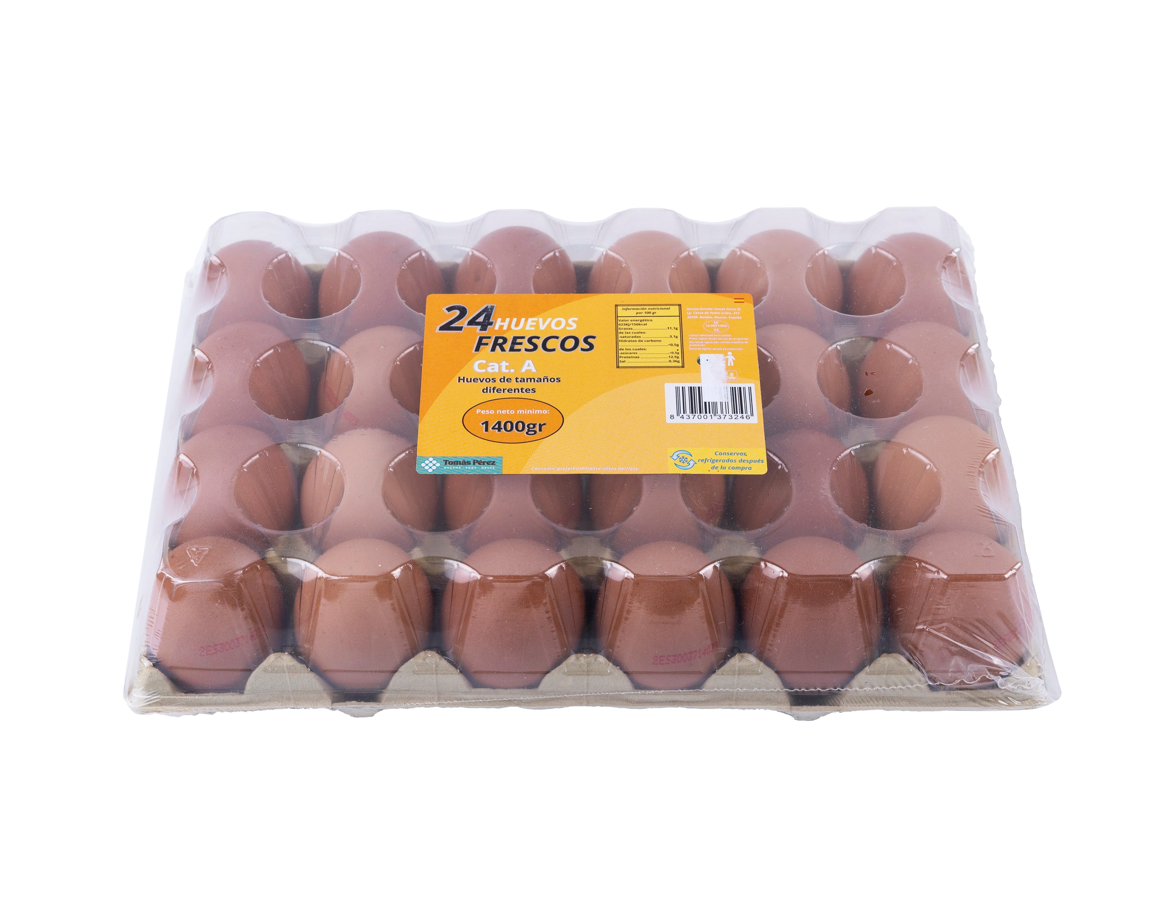 24 Huevos retráctil