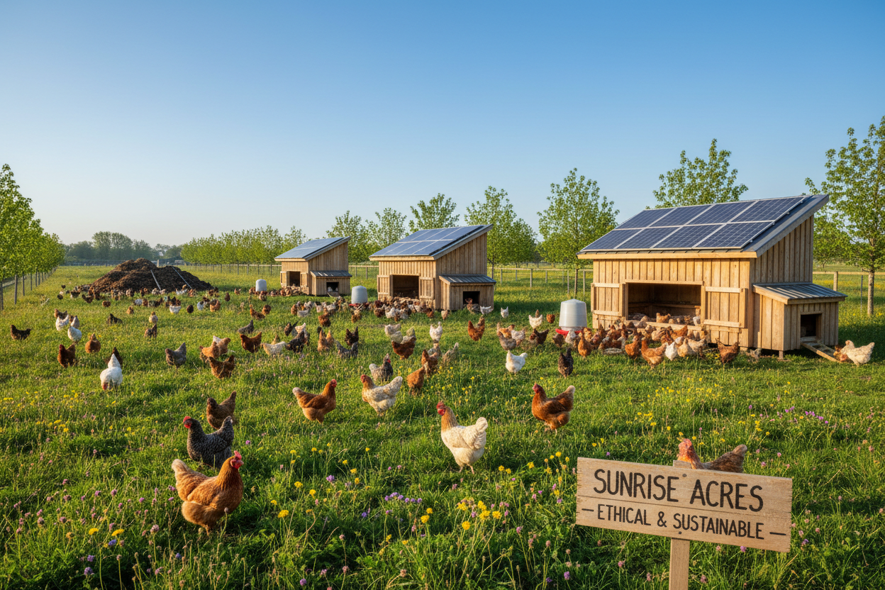 DESARROLLO SOSTENIBLE EN GRANJA DE GALLINAS